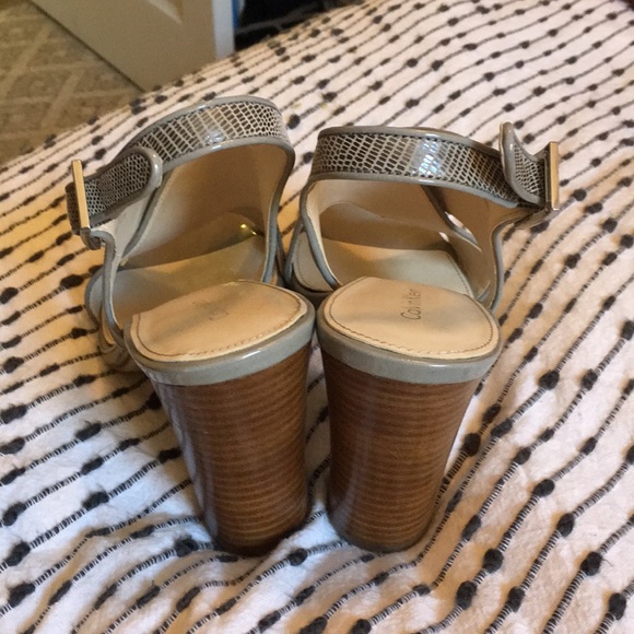 Silver Calvin Klein Heels! - Picture 3 of 4